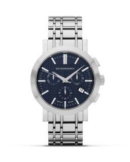 Burberry Stainless Steel Chronograph Bracelet Watch, 43mm