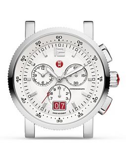 Michele Sport Sail Large White Watch, 42mm