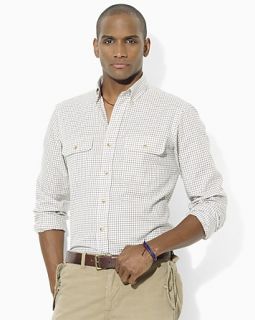 classic fit check cotton twill shirt orig $ 89 50 was $ 53 70 40