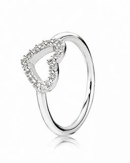 PANDORA Ring   Sterling Silver & Cubic Zirconia Be My Valentine