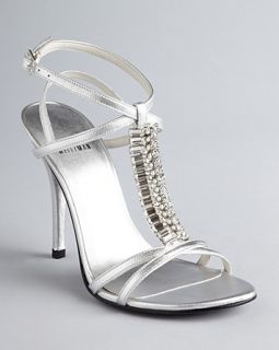 Stuart Weitzman Evening Sandals   Keyboard High Heel