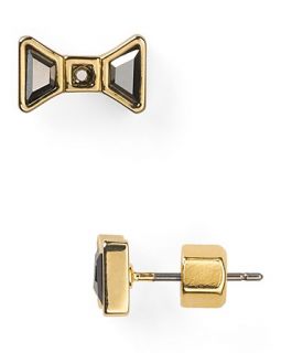 jacobs bow stud earrings price $ 58 00 color oro quantity 1 2 3 4 5 6