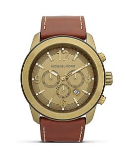 Michael Kors Mens Kors Bronze Runway Watch, 51mm