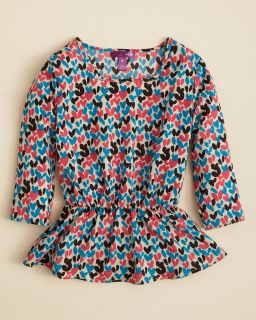 print peplum shirt sizes s xl price $ 52 00 color ivory red black