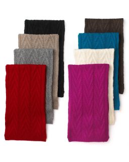 Cashmere Exclusively by Cable Knit Scarf