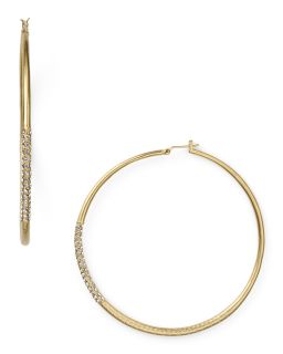 pave hoop earrings orig $ 85 00 sale $ 59 50 pricing policy color gold