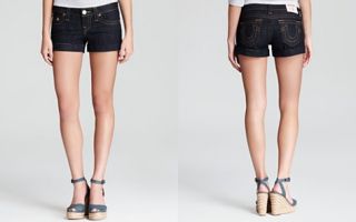 True Religion Shorts   Allie Cuffed in Body Rinse_2