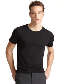 theory stay marcelo crew neck tee price $ 65 00 color black size