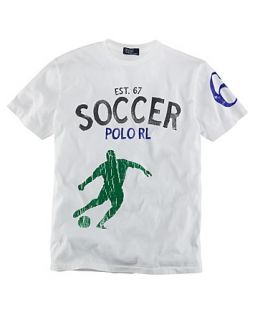 Ralph Lauren Childrenswear Boys Soccer T Shirt   Sizes S XL