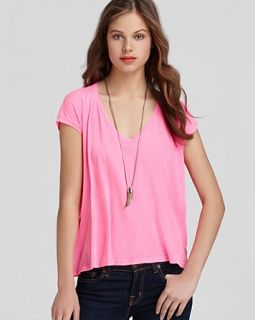 splendid tee vintage whisper price $ 68 00 color neon pink size select