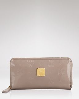 MCM Ivana Large Patent Leather Wallet