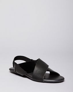 dkny sandals flat patent price $ 69 00 color black size select size 6