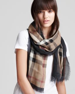 Burberry Oblong Haymarket Border Scarf