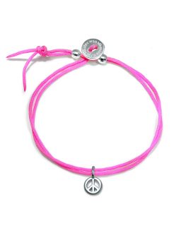 sign cord bracelet price $ 78 00 color neon pink silver quantity 1 2 3