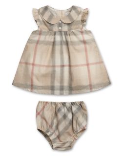 Burberry Infant Girls Davina Short Sleeve Dress with Bloomers   Sizes