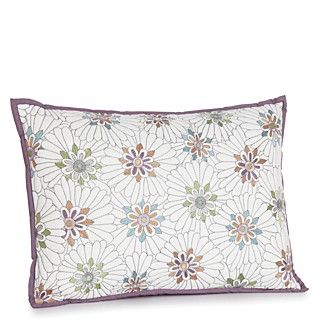 Sky Quilted Petals Decorative Pillow