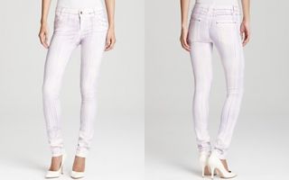 Alice + Olivia Jeans   Brushed Five Pocket Skinny in Lilac_2