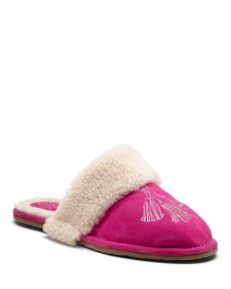 coach dina logo slipper price $ 88 00 color fuchsia size select size 6