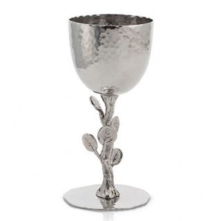 leaf kiddush cup price $ 85 00 color nickel plate quantity 1 2 3 4 5 6