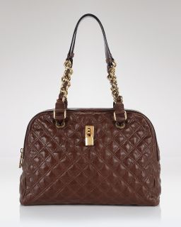 Marc Jacobs Lacquered Quilted Karlie Satchel