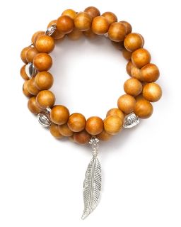 feather charm bracelet set price $ 115 00 color silver quantity 1 2 3