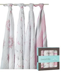 Aden + Anais For the Birds Swaddles   Pack of 4