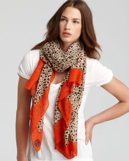 tory burch cheetah scarf price $ 165 00 color cheetah wildberry