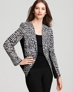 calvin klein collarless one button jacket price $ 129 50 color black