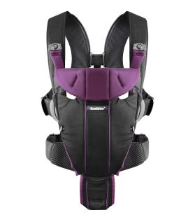 babybjoern miracle baby carrier price $ 189 95 color black purple