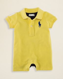 Ralph Lauren Childrenswear Infant Boys Big Pony Polo Shortall   Sizes