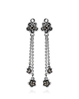 PANDORA Earring Charms   Sterling Silver, Spinel & 14K Gold Pendant