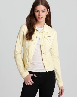 hudson jacket signature jean in banana price $ 198 00 color banana