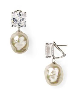 pearl drop earrings price $ 195 00 color white quantity 1 2 3 4 5 6 in