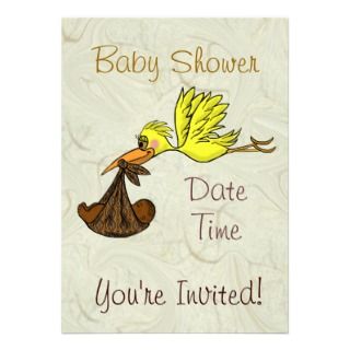 African American Baby Shower Invitation Customize