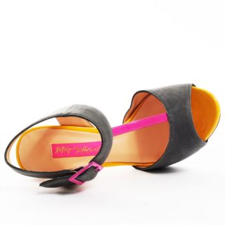 Sandal   Grey/pink, Betsey Johnson, $132.99