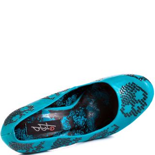 Iron Fists Blue Sugar Hiccup Platform   Teal for 59.99