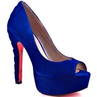 Betsey Johnsons Blue Sita   Blue Suede for 99.99