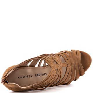 Chinese Laundrys Brown Two Stops   D Camel Kidsuede for 114.99