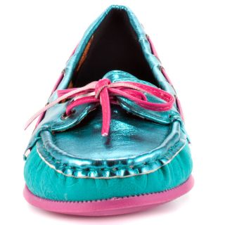 Iron Fists Multi Color Bunnys Boat Shoe   Turquoise for 39.99