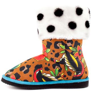 Iron Fists Multi Color Lounge Leop Fugg Boot   Leopard for 49.99