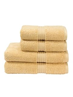 Christy Plush towels in soft gold   