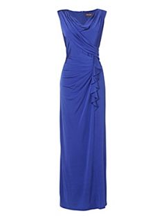 Phase Eight Victoriana drape maxi dress Blue   