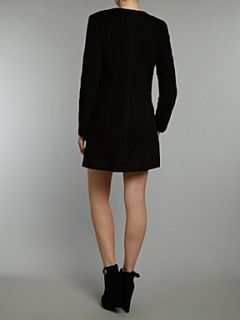 Cutie Contrast lapel coat Black   