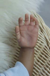 Biracial Reborn Baby Doll Callum Prototype by Kathryn Brodie