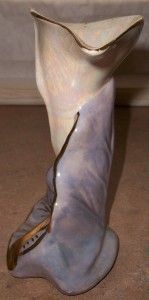 Kass USA Iridescent Pearl Calla Lily Flower Vase
