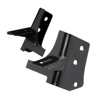 KC HiLiTes part # 7311 is a pair of black windshield frame mounting