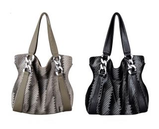 Leather Womens Ladies Designer Handbag Purse Hobo Shoulder Brown 608