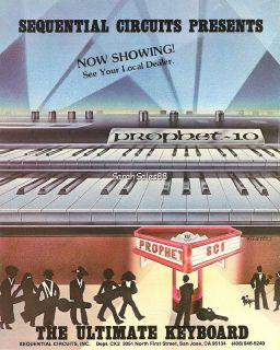 1980 Keith Emerson, Teaching Piano, Prophet 10, Contemporary Keyboard