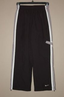 Boys Nike Black Lined Athletic Pants Size Small 8 Gym School Sports