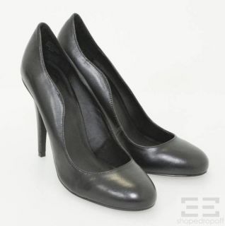 Kelsi Dagger Black Leather Lillian Pumps Size 8 5 New